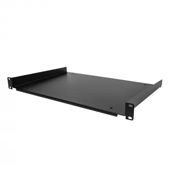 StarTech.com 1U Server Rack Shelf - Universal Rack Mount Cantilever Shelf for 19 inch Network Equipment Rack & Cabinet - Durable Design - Weight Capacity 55lb/25kg - 12 inch Deep Tray