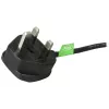 StarTech.com 0,9 m (3ft) UK Computer-Netzkabel, BS 1363 auf C13, 18AWG, 10A 250V, Ersatz-Netzkabel, Kaltgerätekabel / UK Netzkabel, PC-Netzteilkabel, TV-Netzkabel