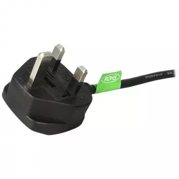 StarTech.com 0,9 m (3ft) UK Computer-Netzkabel, BS 1363 auf C13, 18AWG, 10A 250V, Ersatz-Netzkabel, Kaltgerätekabel / UK Netzkabel, PC-Netzteilkabel, TV-Netzkabel