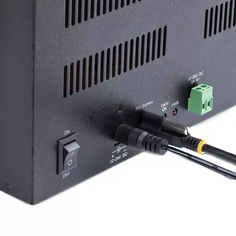 StarTech.com 4-Slot PCIe-Erweiterungschassis mit PCIe x2 Hostkarte, PCIe 2.0 – 10 Gbit/s, externe PCIe-Steckplätze für Desktops/Server, PCI Express Erweiterungsbox/Adapter, 4 PCIe x1 Steckplätze
