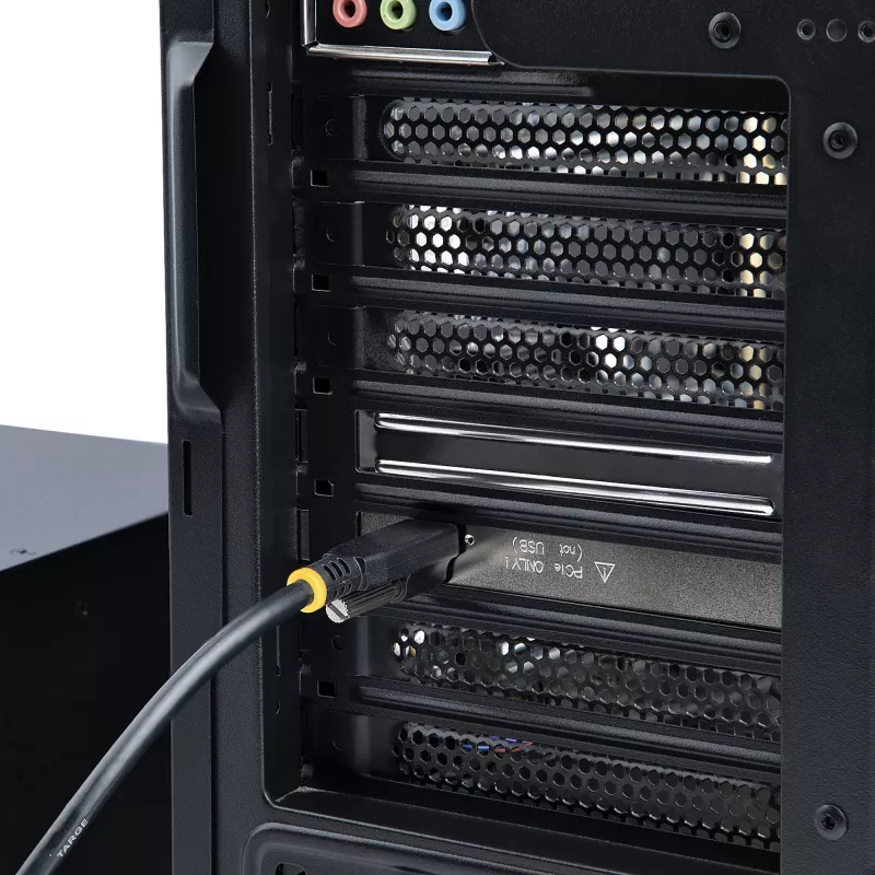 StarTech.com 4-Slot PCIe-Erweiterungschassis mit PCIe x2 Hostkarte, PCIe 2.0 – 10 Gbit/s, externe PCIe-Steckplätze für Desktops/Server, PCI Express Erweiterungsbox/Adapter, 4 PCIe x1 Steckplätze