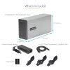 StarTech.com Dual-Slot Thunderbolt 3 PCIe-Erweiterungsgehäuse