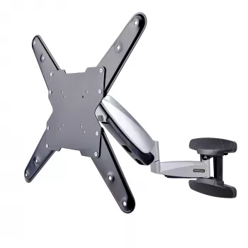 StarTech.com VESA TV-Wandhalterung, verstellbare Full-Motion-TV-Wandhalterung für 23-Zoll- bis 55-Zoll-Displays, flache TV-Halterung unterstützt 30 kg, ausziehbare/neigbare/schwenkbare TV-Wandhalterung