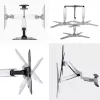 StarTech.com VESA TV-Wandhalterung, verstellbare Full-Motion-TV-Wandhalterung für 23-Zoll- bis 55-Zoll-Displays, flache TV-Halterung unterstützt 30 kg, ausziehbare/neigbare/schwenkbare TV-Wandhalterung