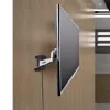 StarTech.com VESA TV-Wandhalterung, verstellbare Full-Motion-TV-Wandhalterung für 23-Zoll- bis 55-Zoll-Displays, flache TV-Halterung unterstützt 30 kg, ausziehbare/neigbare/schwenkbare TV-Wandhalterung