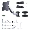 StarTech.com VESA TV-Wandhalterung, verstellbare Full-Motion-TV-Wandhalterung für 23-Zoll- bis 55-Zoll-Displays, flache TV-Halterung unterstützt 30 kg, ausziehbare/neigbare/schwenkbare TV-Wandhalterung