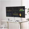 StarTech.com Sechs-Monitor-Tischhalterung mit Querträger, für bis zu 32-Zoll-Computerbildschirme, max. 8 kg pro Monitor, Doppelsäule, C-Klemme/Tischdurchführung, höhenverstellbar