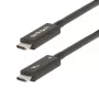 StarTech.com 2m aktives Thunderbolt 4 Kabel, 40 Gbit/s, 100W Power Delivery, 4K/8K Video, Intel-zertifiziertes Thunderbolt Kabel – Kompatibel mit USB4/Thunderbolt 4/USB 3.2/USB Type-C/DisplayPort/Thunderbolt 3