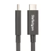 StarTech.com 2m aktives Thunderbolt 4 Kabel, 40 Gbit/s, 100W Power Delivery, 4K/8K Video, Intel-zertifiziertes Thunderbolt Kabel – Kompatibel mit USB4/Thunderbolt 4/USB 3.2/USB Type-C/DisplayPort/Thunderbolt 3