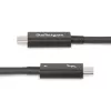 StarTech.com 2m aktives Thunderbolt 4 Kabel, 40 Gbit/s, 100W Power Delivery, 4K/8K Video, Intel-zertifiziertes Thunderbolt Kabel – Kompatibel mit USB4/Thunderbolt 4/USB 3.2/USB Type-C/DisplayPort/Thunderbolt 3