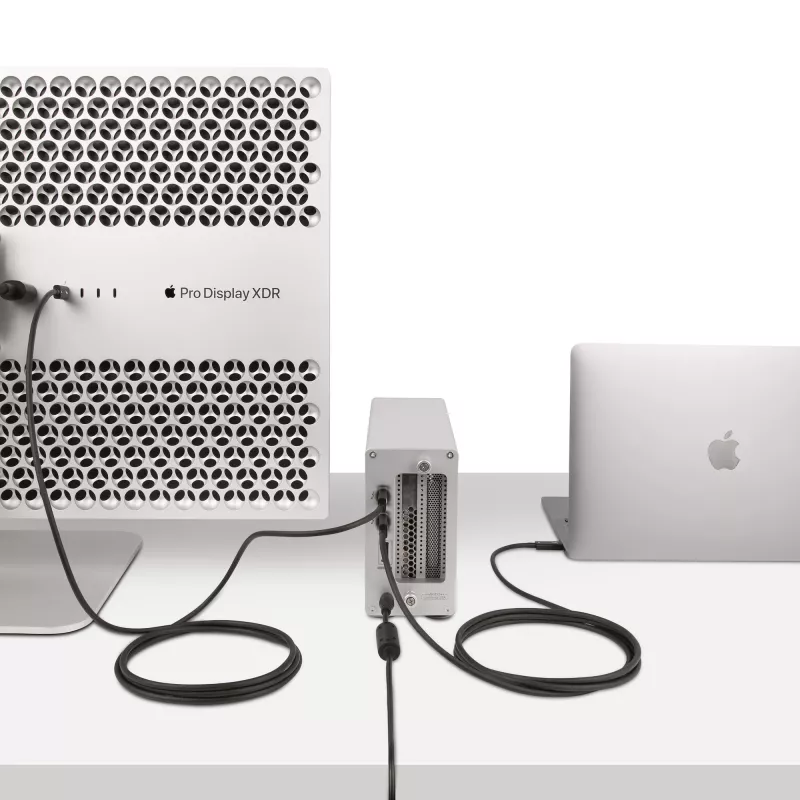 StarTech.com 2m aktives Thunderbolt 4 Kabel, 40 Gbit/s, 100W Power Delivery, 4K/8K Video, Intel-zertifiziertes Thunderbolt Kabel – Kompatibel mit USB4/Thunderbolt 4/USB 3.2/USB Type-C/DisplayPort/Thunderbolt 3