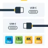 StarTech.com 2m aktives Thunderbolt 4 Kabel, 40 Gbit/s, 100W Power Delivery, 4K/8K Video, Intel-zertifiziertes Thunderbolt Kabel – Kompatibel mit USB4/Thunderbolt 4/USB 3.2/USB Type-C/DisplayPort/Thunderbolt 3