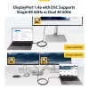 StarTech.com 2m aktives Thunderbolt 4 Kabel, 40 Gbit/s, 100W Power Delivery, 4K/8K Video, Intel-zertifiziertes Thunderbolt Kabel – Kompatibel mit USB4/Thunderbolt 4/USB 3.2/USB Type-C/DisplayPort/Thunderbolt 3