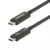 StarTech.com 2m aktives Thunderbolt 4 Kabel, 40 Gbit/s, 100W Power Delivery, 4K/8K Video, Intel-zertifiziertes Thunderbolt Kabel – Kompatibel mit USB4/Thunderbolt 4/USB 3.2/USB Type-C/DisplayPort/Thunderbolt 3