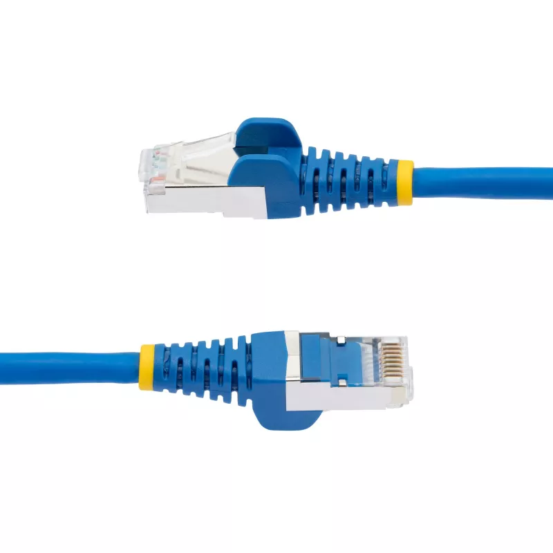 StarTech.com 10m CAT6a Ethernet-Kabel - Blau - Low Smoke Zero Halogen (LSZH) - 10GbE 500MHz 100W PoE++ Snagless RJ-45 mit Zugentlastung S/FTP Netzwerk-Patchkabel
