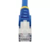 StarTech.com 10m CAT6a Ethernet-Kabel - Blau - Low Smoke Zero Halogen (LSZH) - 10GbE 500MHz 100W PoE++ Snagless RJ-45 mit Zugentlastung S/FTP Netzwerk-Patchkabel