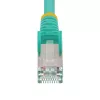 StarTech.com 5 m CAT6a Ethernet-Kabel – Aqua – Low Smoke Zero Halogen (LSZH) – 10GbE 500MHz 100W PoE++ rastnasenfreier RJ-45 mit Zugentlastung S/FTP-Netzwerk-Patchkabel