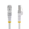 StarTech.com 3m CAT6a Ethernet-Kabel – Weiß – Low Smoke Zero Halogen (LSZH) – 10GbE 500MHz 100W PoE++ Snagless RJ-45 mit Zugentlastung S/FTP Netzwerk-Patchkabel