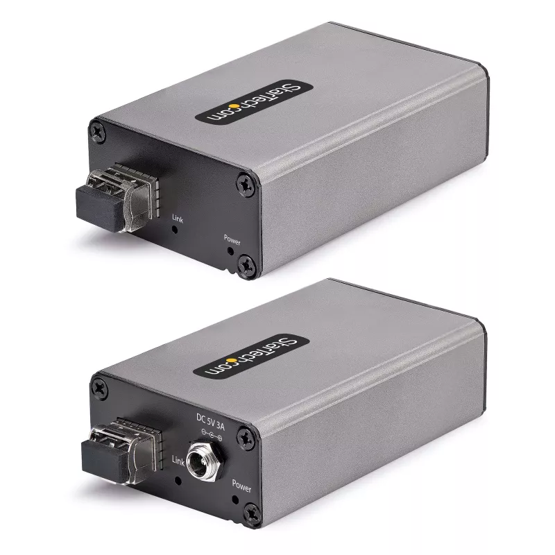 StarTech.com 2-Port USB 3.0 Extender über OM3-Multimode-Faser – LC/LC – 2x 5 Gbit/s USB-A-Hub – 350 m (1150 Fuß) Reichweite – Langlebiger USB-Glasfaser-Extender – Optischer USB-Extender