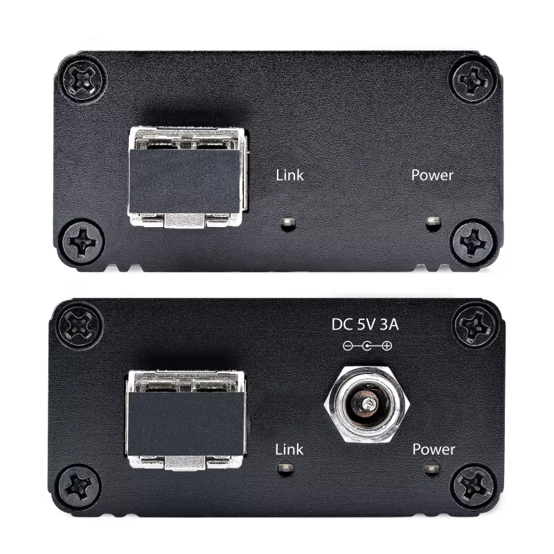 StarTech.com 2-Port USB 3.0 Extender über OM3-Multimode-Faser – LC/LC – 2x 5 Gbit/s USB-A-Hub – 350 m (1150 Fuß) Reichweite – Langlebiger USB-Glasfaser-Extender – Optischer USB-Extender