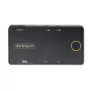 StarTech.com 2-Port USB-C KVM Switch, Einzelner 4K 60Hz HDMI Monitor, Dual-100W Power Delivery Pass-through Ports, Bus Powered, USB Type-C/USB4/Thunderbolt 3/4 Kompatibel – Small Form Factor