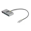 StarTech.com 3-Port USB-C Hub mit Ethernet - 3x USB-A - Gigabit-Ethernet - USB 3.0 5Gbps - busgespeist - 1ft/30cm langes USB Type-C Hostkabel - GbE - tragbarer USB-C auf USB-A Hub