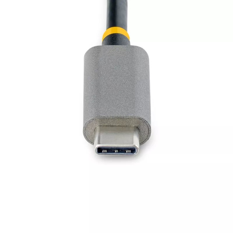 StarTech.com 3-Port USB-C Hub mit Ethernet - 3x USB-A - Gigabit-Ethernet - USB 3.0 5Gbps - busgespeist - 1ft/30cm langes USB Type-C Hostkabel - GbE - tragbarer USB-C auf USB-A Hub