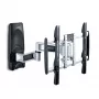 StarTech.com Gelenk-TV-Wandhalterung, VESA-Wandhalterung, unterstützt 26 bis 65 Zoll/99 lb/flache/gekrümmte Fernseher, ausziehbare flache Wandhalterung TV-Halterung, verstellbare Eck-TV-Wandhalterung