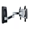 StarTech.com Gelenk-TV-Wandhalterung, VESA-Wandhalterung, unterstützt 26 bis 65 Zoll/99 lb/flache/gekrümmte Fernseher, ausziehbare flache Wandhalterung TV-Halterung, verstellbare Eck-TV-Wandhalterung
