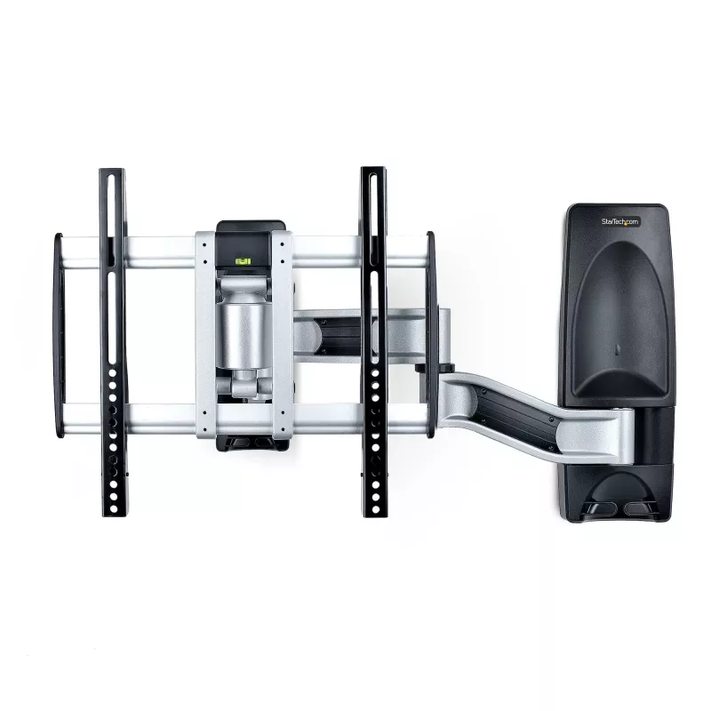 StarTech.com Gelenk-TV-Wandhalterung, VESA-Wandhalterung, unterstützt 26 bis 65 Zoll/99 lb/flache/gekrümmte Fernseher, ausziehbare flache Wandhalterung TV-Halterung, verstellbare Eck-TV-Wandhalterung