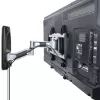StarTech.com Gelenk-TV-Wandhalterung, VESA-Wandhalterung, unterstützt 26 bis 65 Zoll/99 lb/flache/gekrümmte Fernseher, ausziehbare flache Wandhalterung TV-Halterung, verstellbare Eck-TV-Wandhalterung