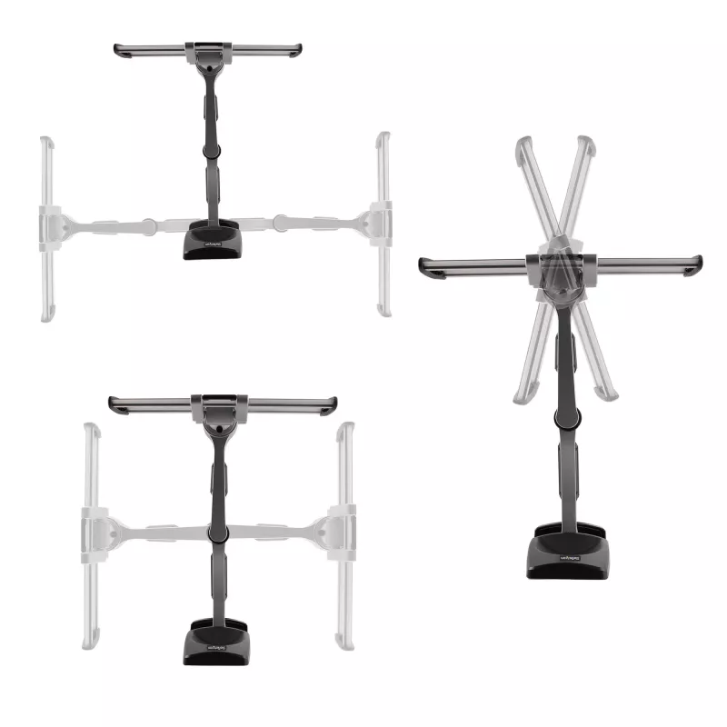 StarTech.com Gelenk-TV-Wandhalterung, VESA-Wandhalterung, unterstützt 26 bis 65 Zoll/99 lb/flache/gekrümmte Fernseher, ausziehbare flache Wandhalterung TV-Halterung, verstellbare Eck-TV-Wandhalterung