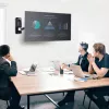 StarTech.com Gelenk-TV-Wandhalterung, VESA-Wandhalterung, unterstützt 26 bis 65 Zoll/99 lb/flache/gekrümmte Fernseher, ausziehbare flache Wandhalterung TV-Halterung, verstellbare Eck-TV-Wandhalterung