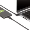 StarTech.com 50 cm Robustes rechtwinkliges USB-C-Kabel, USB 3.2 Gen 2 (10 Gbit/s), voll ausgestattetes USB-C-zu-C-Datenkabel, 4K 60Hz DP Alt-Modus, 100 W Power Delivery – 90-Grad-USB-Typ-C-Kabel
