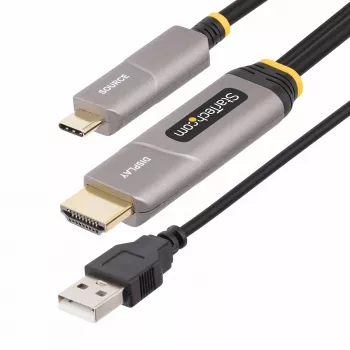 StarTech.com 15,2 m USB-C auf HDMI 2.0 Aktives Optisches Kabel (AOC), 4K 60Hz, CL3-zertifiziert, unidirektionales USB Type-C auf HDMI Adapterkabel