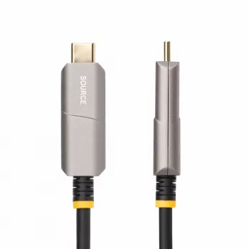 StarTech.com 15,2 m USB-C auf HDMI 2.0 Aktives Optisches Kabel (AOC), 4K 60Hz, CL3-zertifiziert, unidirektionales USB Type-C auf HDMI Adapterkabel