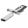 StarTech.com M.2 NVMe SSD zu PCIe x4 Mobile Rack/Backplane mit herausnehmbarem Einschub für PCI Express Erweiterungssteckplatz, werkzeuglose Installation, PCIe 4.0/3.0 Hot-Swap-Laufwerksschacht, Schlüsselschloss – 2 Schlüssel enthalten