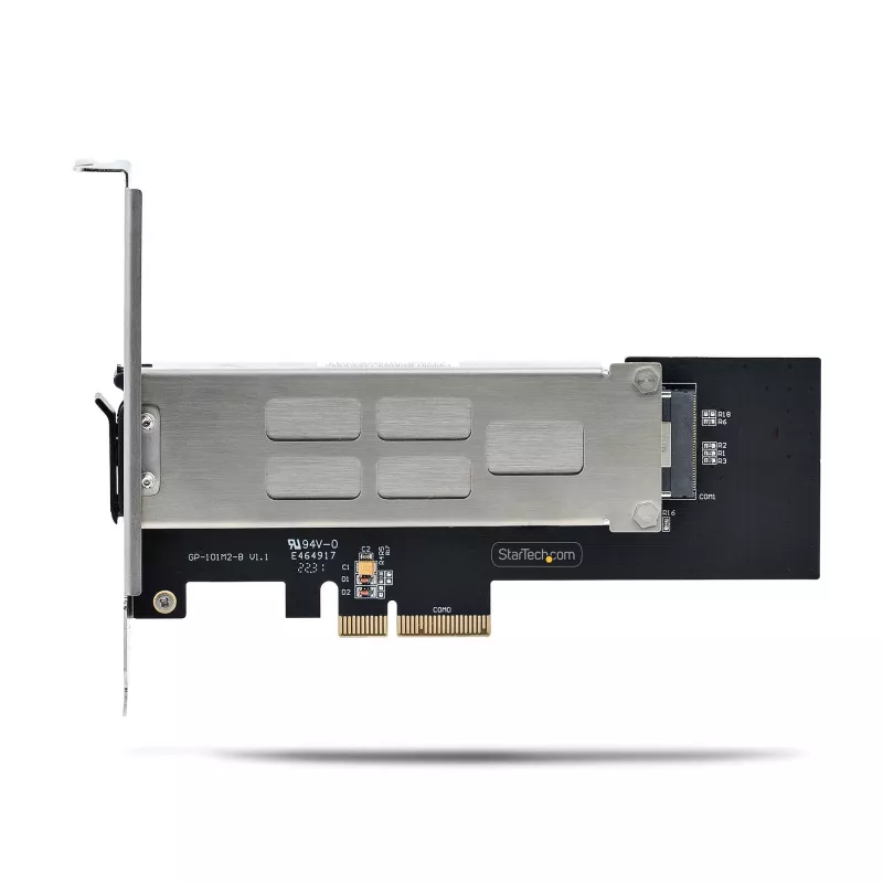StarTech.com M.2 NVMe SSD zu PCIe x4 Mobile Rack/Backplane mit herausnehmbarem Einschub für PCI Express Erweiterungssteckplatz, werkzeuglose Installation, PCIe 4.0/3.0 Hot-Swap-Laufwerksschacht, Schlüsselschloss – 2 Schlüssel enthalten