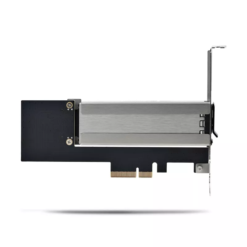 StarTech.com M.2 NVMe SSD zu PCIe x4 Mobile Rack/Backplane mit herausnehmbarem Einschub für PCI Express Erweiterungssteckplatz, werkzeuglose Installation, PCIe 4.0/3.0 Hot-Swap-Laufwerksschacht, Schlüsselschloss – 2 Schlüssel enthalten