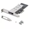 StarTech.com M.2 NVMe SSD zu PCIe x4 Mobile Rack/Backplane mit herausnehmbarem Einschub für PCI Express Erweiterungssteckplatz, werkzeuglose Installation, PCIe 4.0/3.0 Hot-Swap-Laufwerksschacht, Schlüsselschloss – 2 Schlüssel enthalten