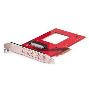 StarTech.com U.3-zu-PCIe-Adapterkarte, PCIe 4.0 x4-Adapter für 2,5-Zoll-U.3-NVMe-SSDs, SFF-TA-1001 PCI Express-Einsteckkarte für Desktops/Server, TAA-konform – betriebssystemunabhängig