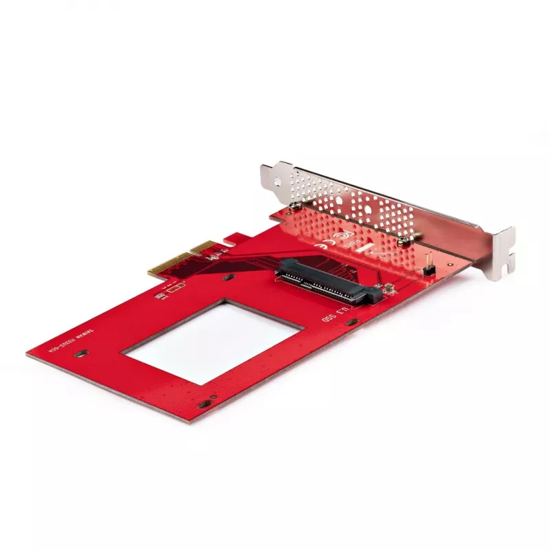 StarTech.com U.3-zu-PCIe-Adapterkarte, PCIe 4.0 x4-Adapter für 2,5-Zoll-U.3-NVMe-SSDs, SFF-TA-1001 PCI Express-Einsteckkarte für Desktops/Server, TAA-konform – betriebssystemunabhängig