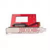 StarTech.com U.3-zu-PCIe-Adapterkarte, PCIe 4.0 x4-Adapter für 2,5-Zoll-U.3-NVMe-SSDs, SFF-TA-1001 PCI Express-Einsteckkarte für Desktops/Server, TAA-konform – betriebssystemunabhängig