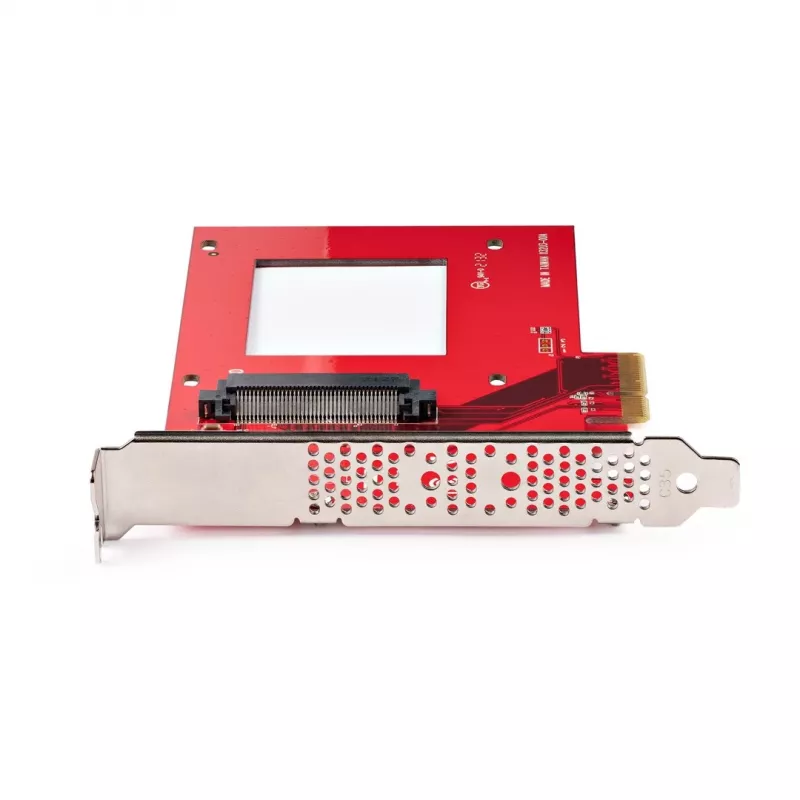 StarTech.com U.3-zu-PCIe-Adapterkarte, PCIe 4.0 x4-Adapter für 2,5-Zoll-U.3-NVMe-SSDs, SFF-TA-1001 PCI Express-Einsteckkarte für Desktops/Server, TAA-konform – betriebssystemunabhängig