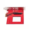 StarTech.com U.3-zu-PCIe-Adapterkarte, PCIe 4.0 x4-Adapter für 2,5-Zoll-U.3-NVMe-SSDs, SFF-TA-1001 PCI Express-Einsteckkarte für Desktops/Server, TAA-konform – betriebssystemunabhängig
