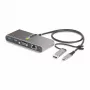 StarTech.com 2-Port USB-C Hub mit Ethernet und RS-232, angeschlossener USB-C-zu-USB-A-Dongle, 100 W PD-Durchschleifung, 2x USB-A 5 Gbit/s, Gigabit-Ethernet, RS232 Seriell (FTDI)