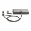 StarTech.com 2-Port USB-C Hub mit Ethernet und RS-232, angeschlossener USB-C-zu-USB-A-Dongle, 100 W PD-Durchschleifung, 2x USB-A 5 Gbit/s, Gigabit-Ethernet, RS232 Seriell (FTDI)