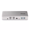 StarTech.com Universelle USB4 & Thunderbolt 4 Dockingstation, Quad-Display unter Windows, Dual-Display am MacBook, HDMI DP Dock mit 98W Laptop-Ladefunktion