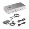 StarTech.com Universelle USB4 & Thunderbolt 4 Dockingstation, Quad-Display unter Windows, Dual-Display am MacBook, HDMI DP Dock mit 98W Laptop-Ladefunktion