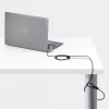 StarTech.com Universelles Laptopschloss 2 m, Sicherheitskabel für Notebooks kompatibel mit Noble Wedge®/Nano/K-Slot; schlüsselloses Zahlenschlosskabel, diebstahlsicheres schnittfestes Stahlkabel